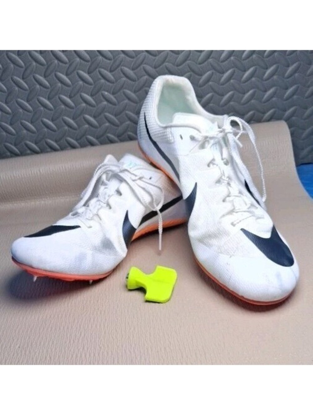 Nike Zoom Rival Sprint Track & Field Spikes, & Key FZ9663-101, Size 14